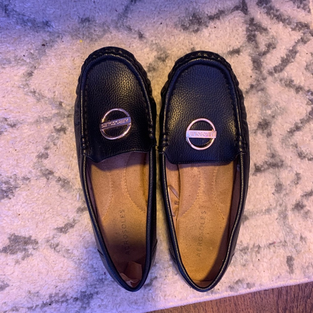 Black and Gold Flats only worn a couple times